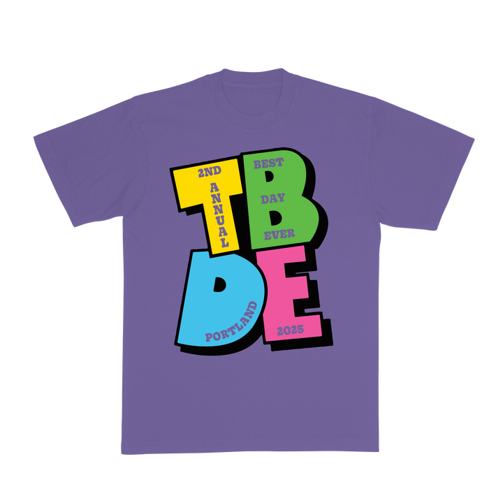 The Best Day Ever Tee (Purple)