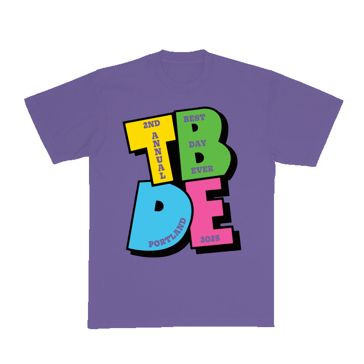 The Best Day Ever Tee (Purple)
