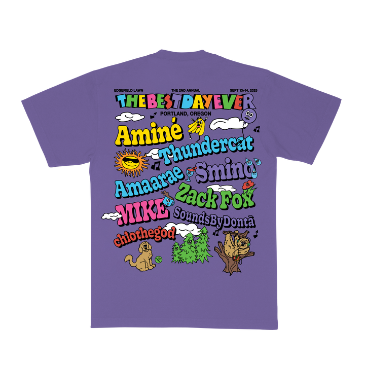 The Best Day Ever Tee (Purple)